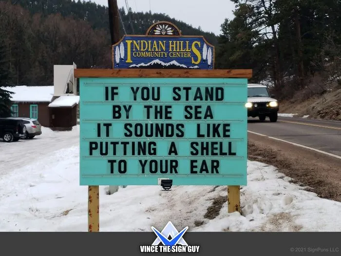 En Colorado ponen estos carteles tan divertidos con juegos de palabras geniales (19 fotos)