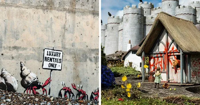Banksy Comes Back With 9 New Wall Arts In England And People Are Loving Them