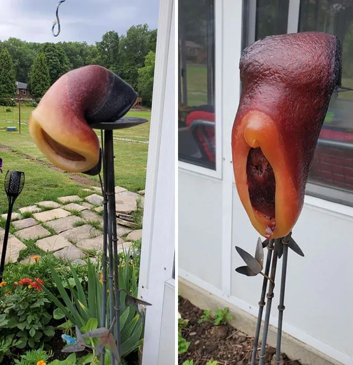 The Way These Candles Melted In The Heat Today