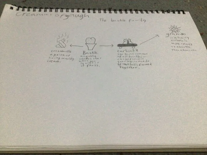 Me And My Cousin Made A Planet Called Ngaurgh And He Challenged Me To Draw The Creatures.