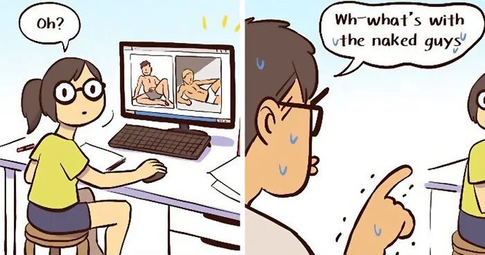 Artist Shares Her Everyday Life With An IT Guy And Their Dog In 30 Adorable Comics (New Pics)