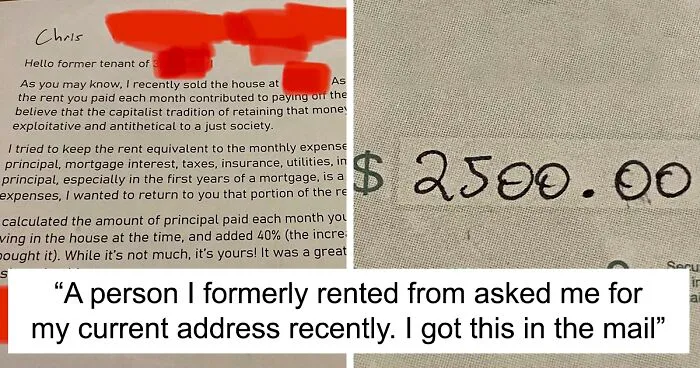 Guy Shares His Incredible Landlord Story After Getting A Check For $2,500 As A 'Share' From Selling The House