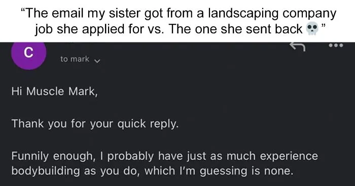 Woman Gets A Rejection Email From A Landscaping Company That Assumed She's Too Weak - Roasts Them In Her Response