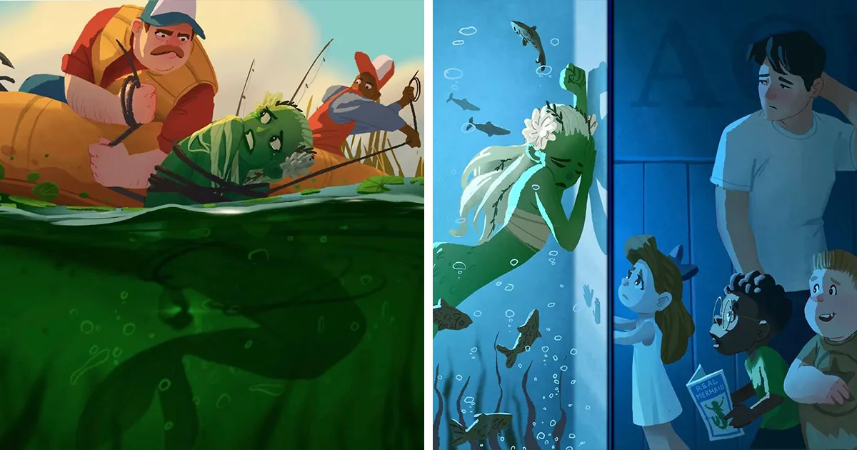 Este artista termina la historia de la sirena verde que despertará tus sentimientos
