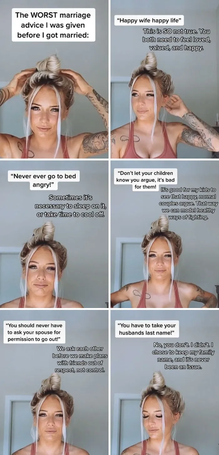Young Mom Shares Marriage And Parenting Advice On TikTok, Here Are 24 Of The Best