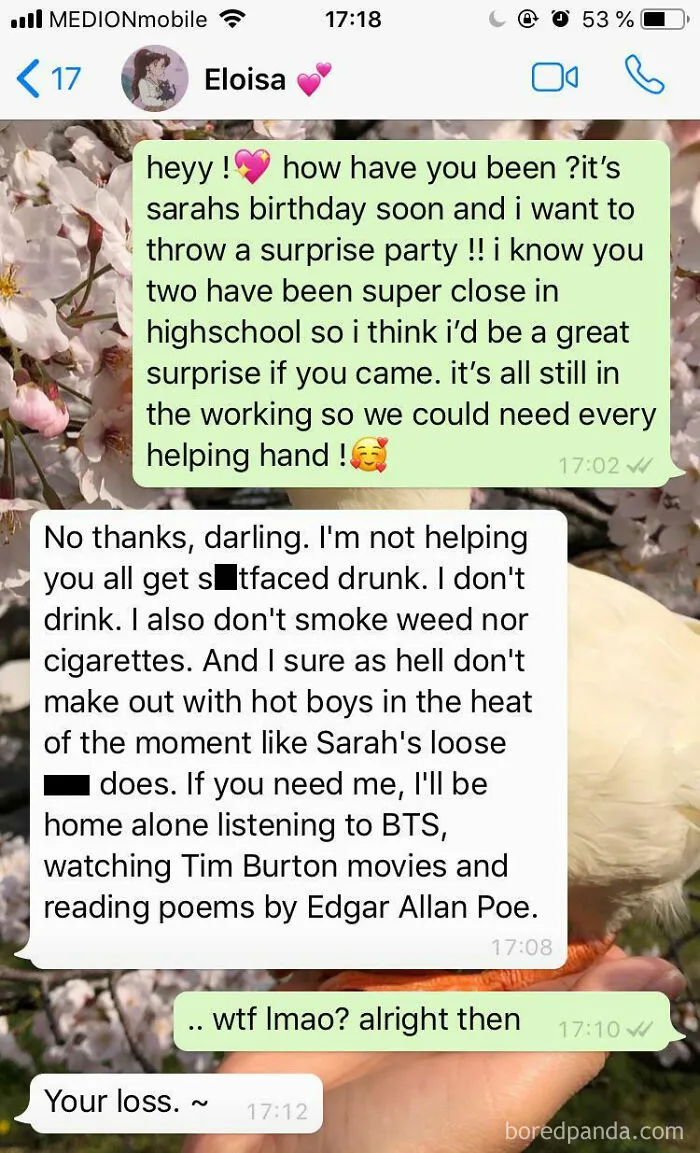 Haven’t Talked To Her In A Year And She Became Not Like The Other Girls