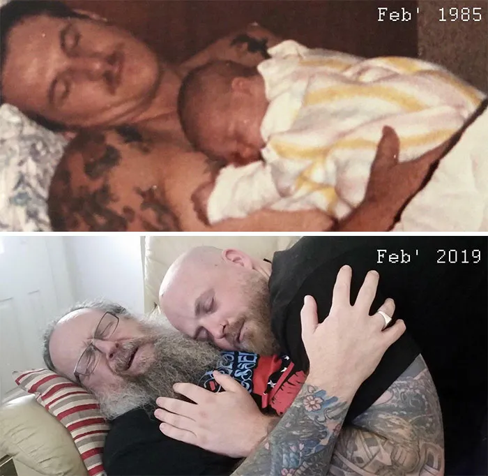 34 Years Apart.