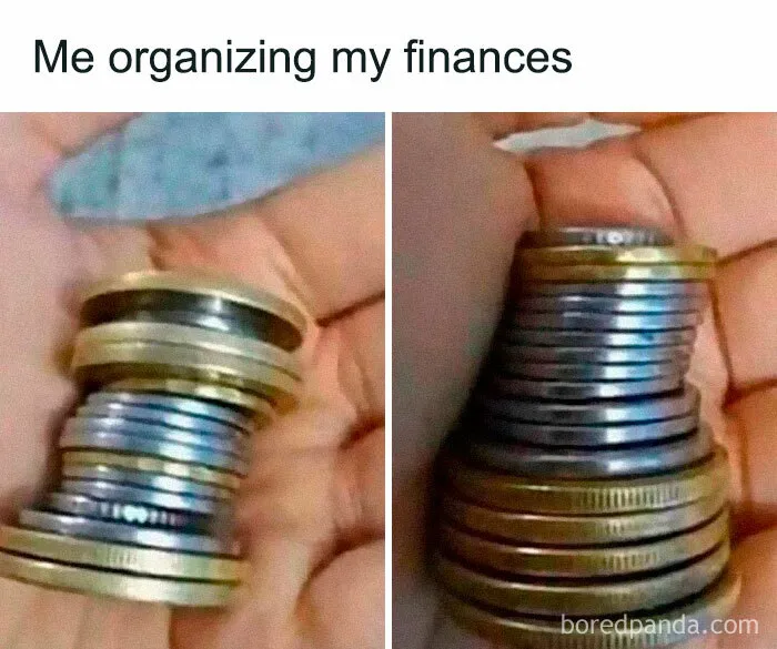 Me, Organizing My Finances