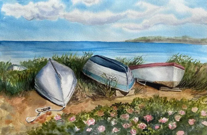 I Show The Beauty Of Martha’s Vineyard Island With My Watercolor Paintings (22 Pics)