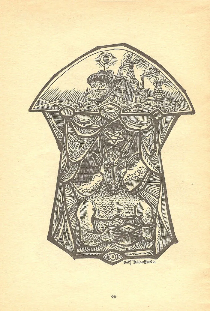Burt Shonberg Drawing Made For Gamma Magazine Vol 1 No 2 1963