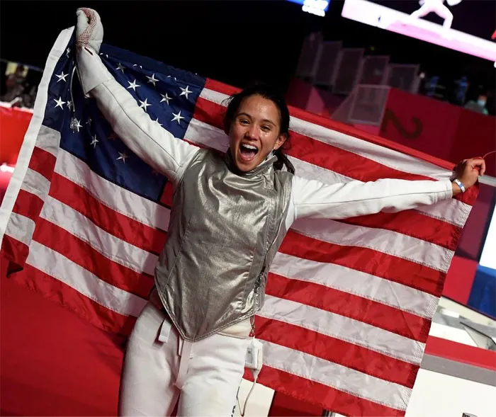 Filipino-American Lee Kiefer Wins Team USA’s First Gold Medal For Women’s Individual Foil Fencing