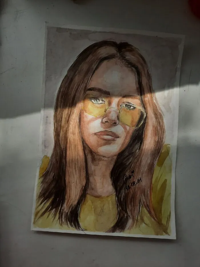 I Draw Portraits Of People Using Pencils And Watercolors, Here Are My Best 70 Works