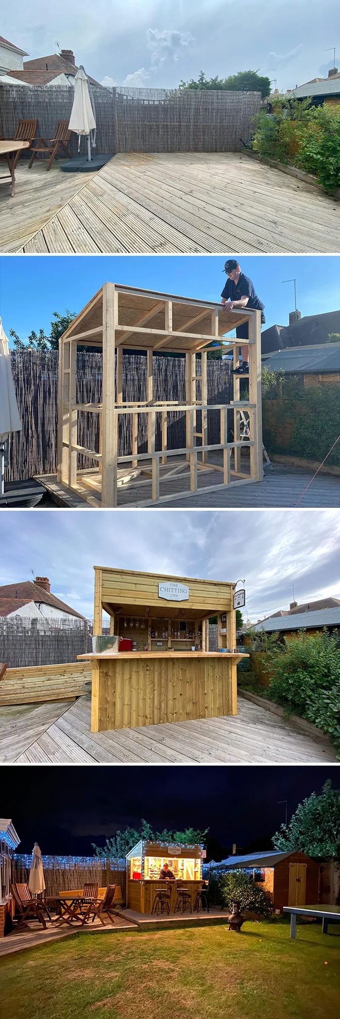 2020 Lockdown Garden Bar Build