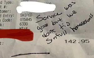 People Online Step Up After Gay Server Is Left With A Homophobic Message Instead Of A Tip