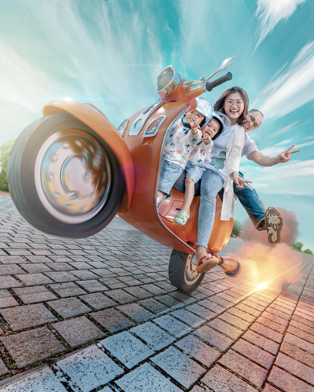 I Used Blender 3D To Create Family Portraits