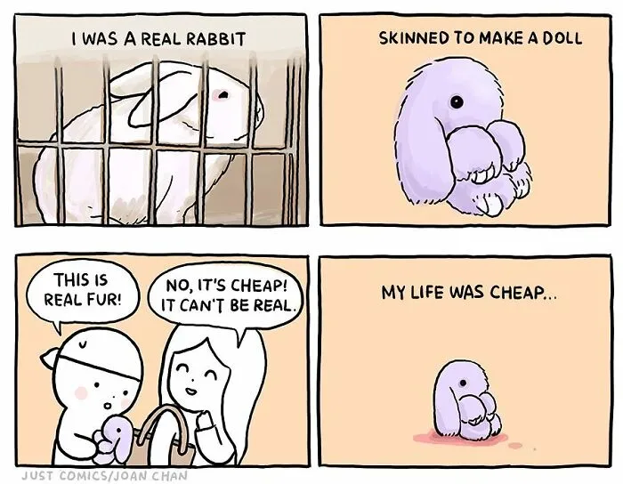 40 Heartbreaking Comics About Animal Abuse And Factory Farming By Joan Chan