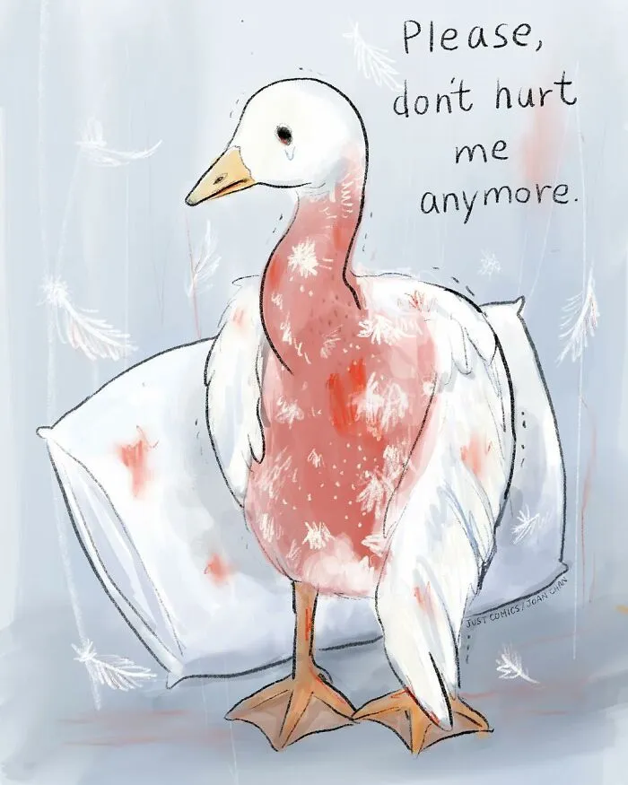 40 Heartbreaking Comics About Animal Abuse And Factory Farming By Joan Chan