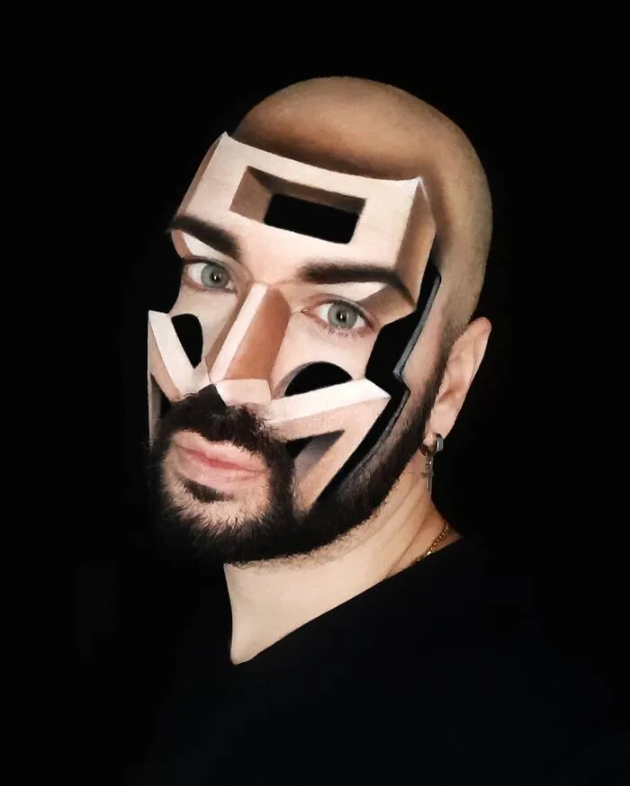 Italian Artist Uses His Body As A Canvas To Create Convincing Optical Illusions (35 New Pics)