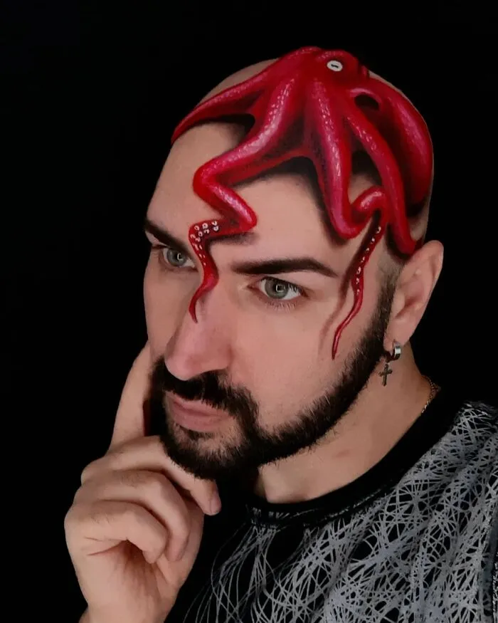 Italian Artist Uses His Body As A Canvas To Create Convincing Optical Illusions (35 New Pics)