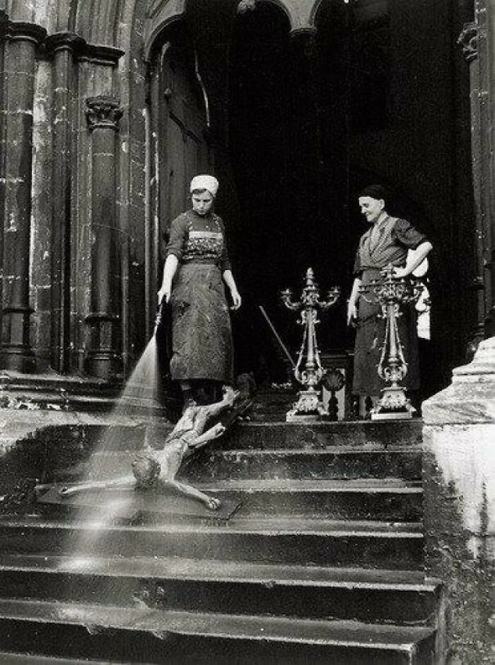 Washing A Crucifix, 1938