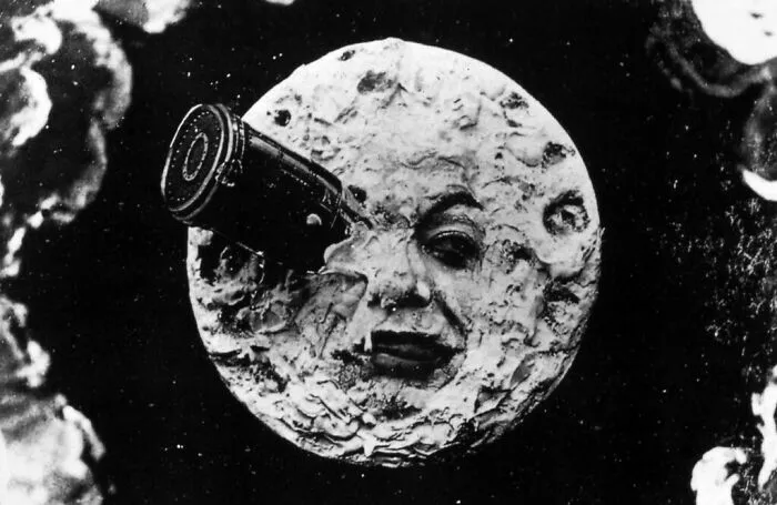 The Moon From The French 1902 Movie "A Trip To The Moon"