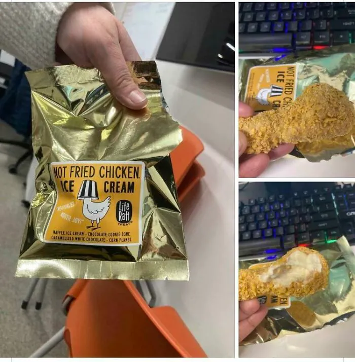 Not Fried Chicken....ice Cream