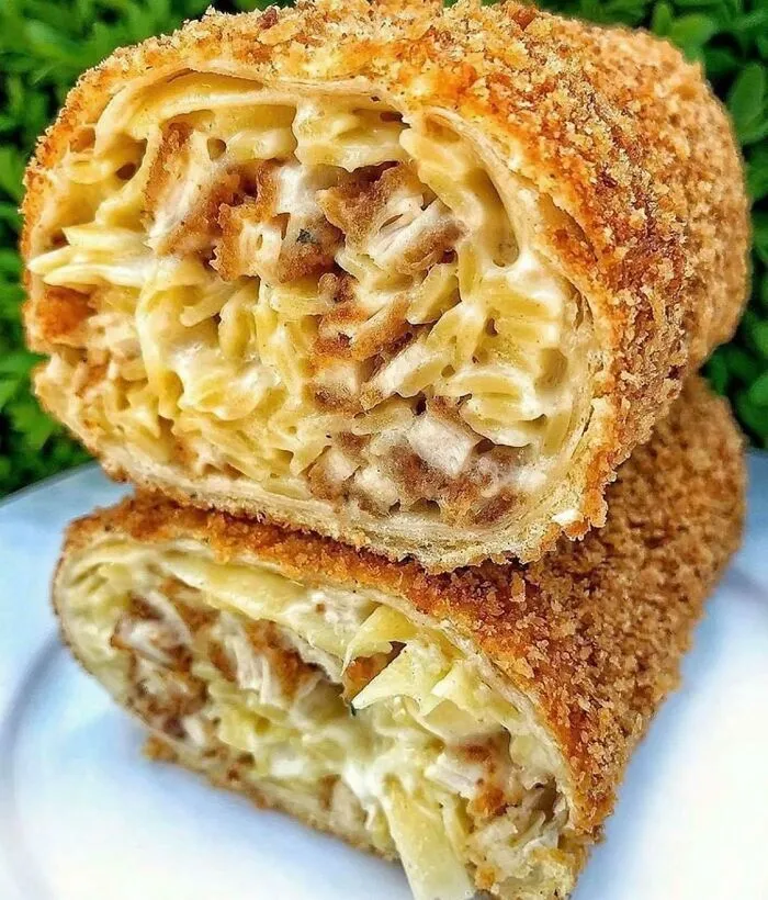 Chicken Alfredo “Burrito”