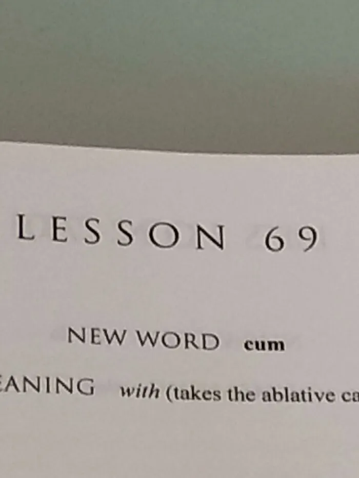 My Latin Workbook