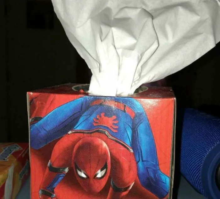 Esta caja de pañuelos