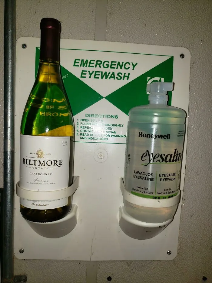 Eye Wash Station Was Restocked At Work Finally