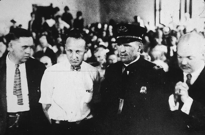 High School Teacher John T. Scopes Is Brought To Trial In Dayton, Tennessee For Teaching The Theory Of Evolution, Which Was Prohibited Under State Law. July 10, 1925 