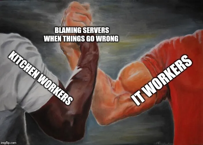 Currently Work In It, Worked As A Line Cook For Years. This Similarity Occured To Me The Other Day