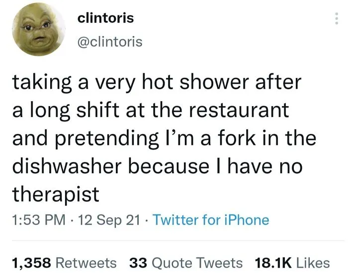 Polishing Myself With A Towel When I Get Out And Rolling Myself Up In My Bed
