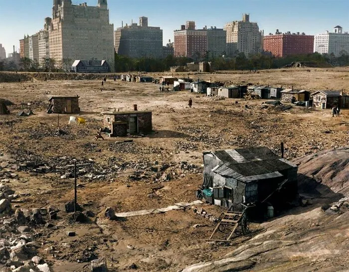 A Photo Of Central Park During The Great Depression (New York, 1933)