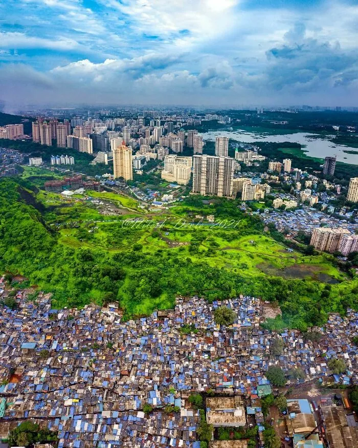 Desigualdad en Mumbai, India