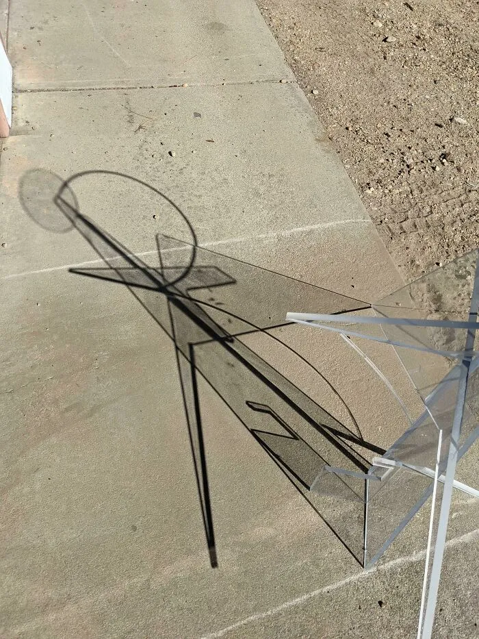 I Found The Shadow From My Sculpture More Interesting Than The Sculpture