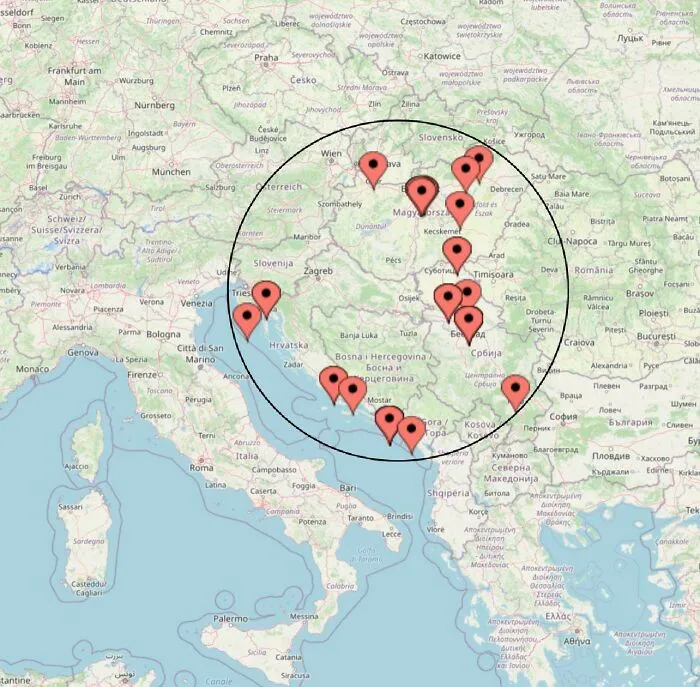 After Tokyo 2020 This Map Remains The Same. All Men’s Water Polo Gold Medal Winners Since 2000 Were Born Inside This Circle