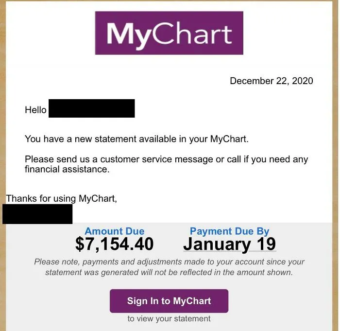 I’m A Registered Nurse That Contracted Covid. This Is My Bill For My Visit To The Emergency Department