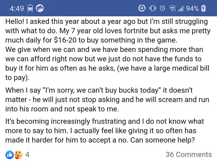 I Will Never Understand Parents Who Are Afraid To Tell Their Kids No