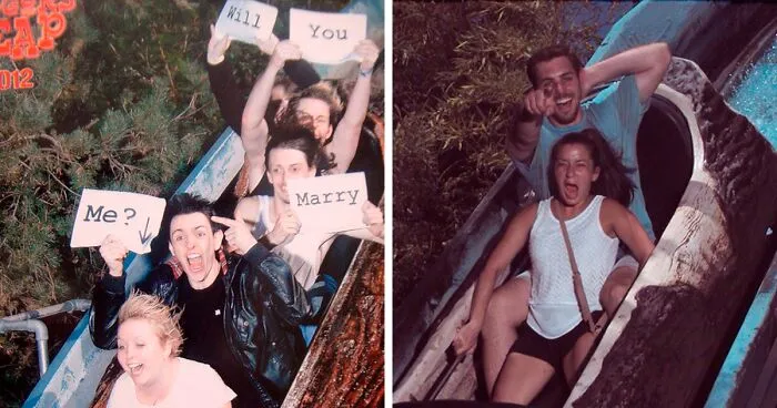 "Go To A Theme Park, They Said. It'll Be Fun, They Said" - 50 Of The Funniest Rollercoaster Photos (New Pics)