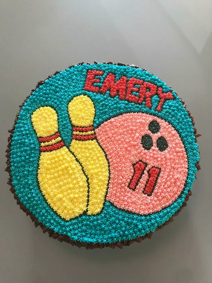 My Daughter’s 11th Birthday Cake. 12” Diameter, 10” Height. All Frosting, Filling, And Cake From Scratch. Not Bad For A Dad