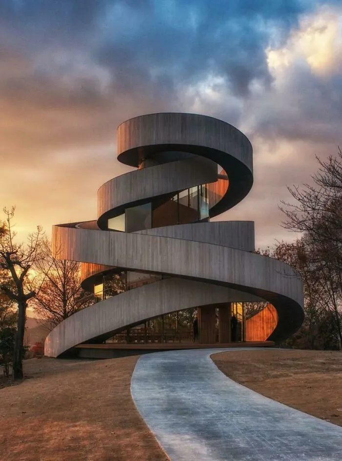Ribbon Chapel In Onomichi, Japan