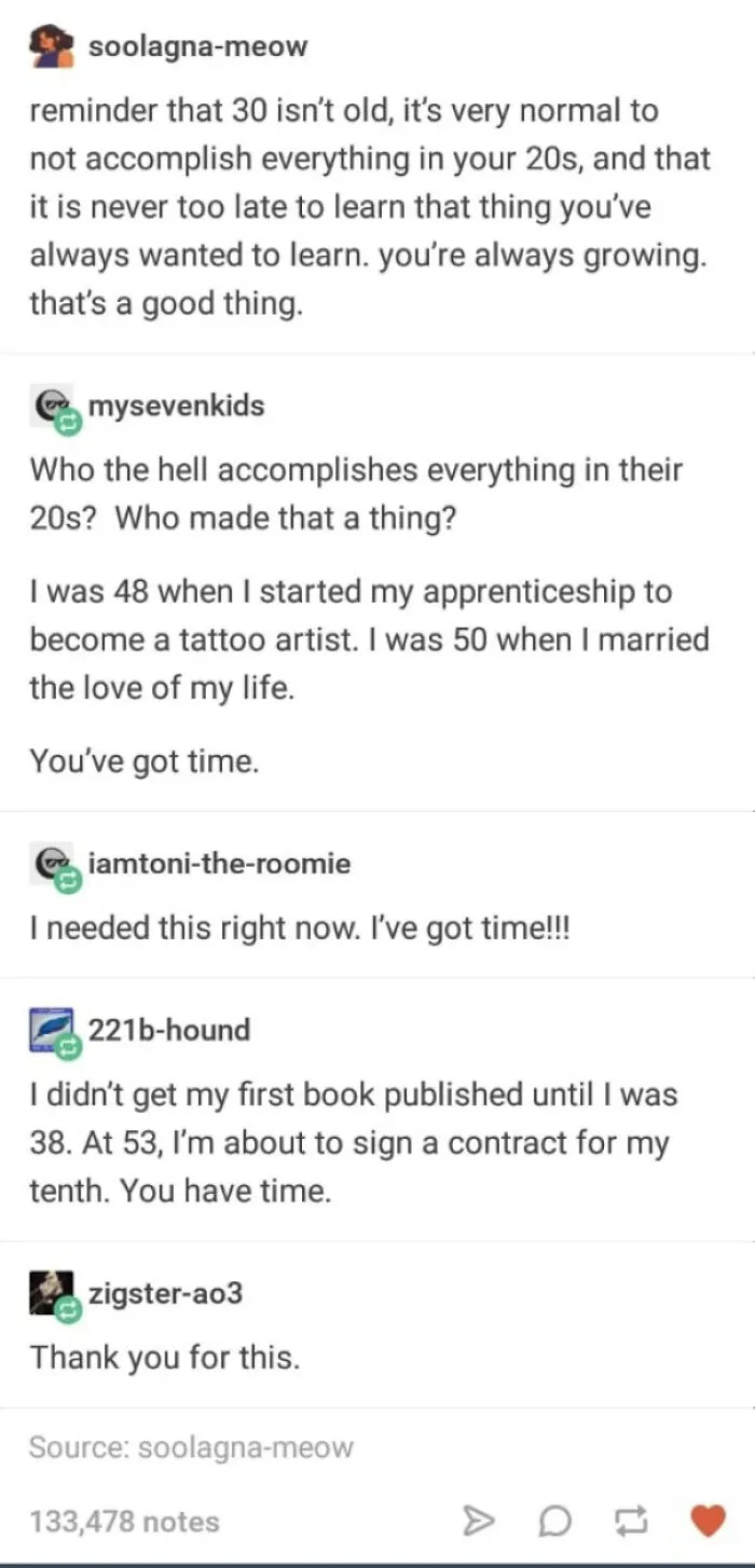 You're Never Too Old For Success