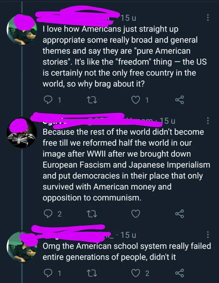 Rest Of The World Didn't Become Free Till We Reformed Half The World In Our Image