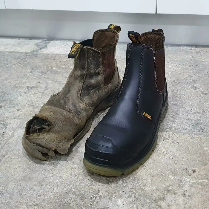 About Time I Bought Some New Work Boots