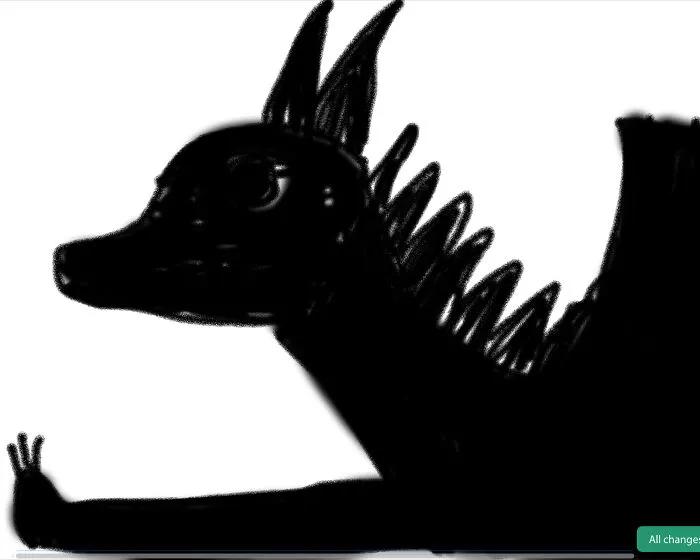 My Awesome Drawing Of A Dragon….