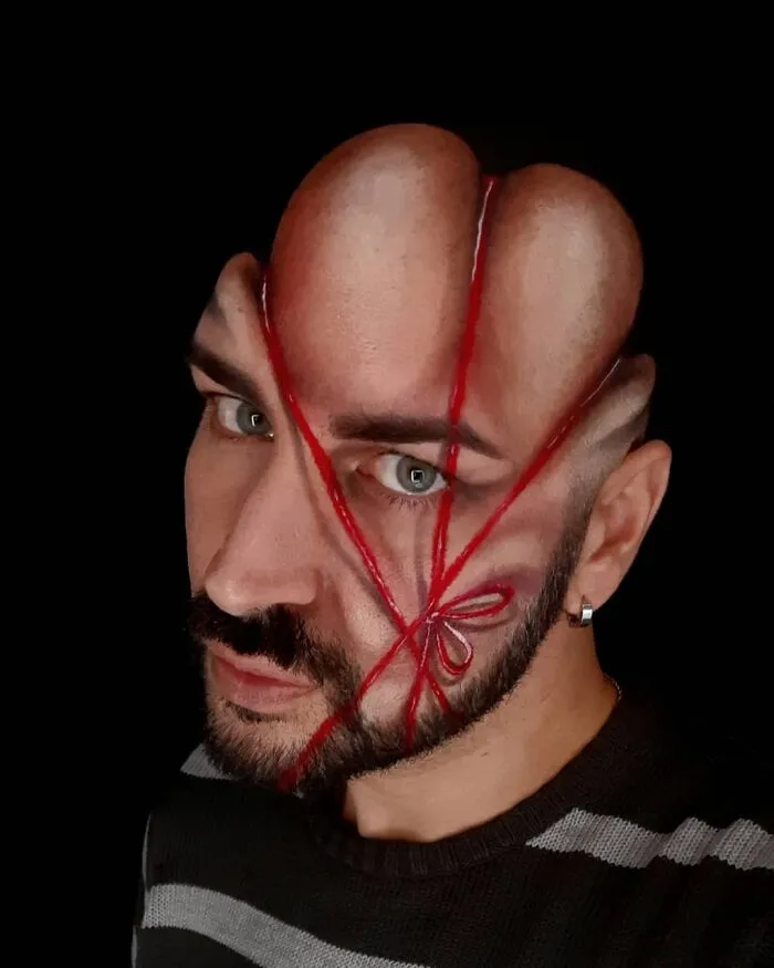 Italian Artist Uses His Body As A Canvas To Create Convincing Optical Illusions (35 New Pics)