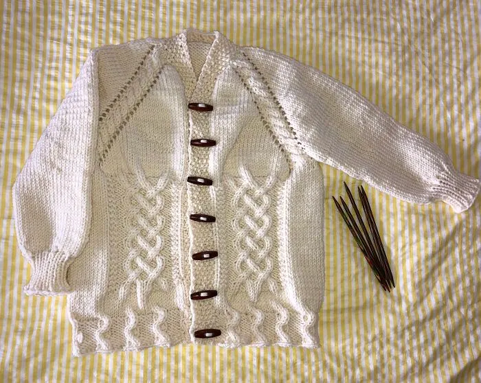 Knitted A Cardigan For My 4 Year Old Son