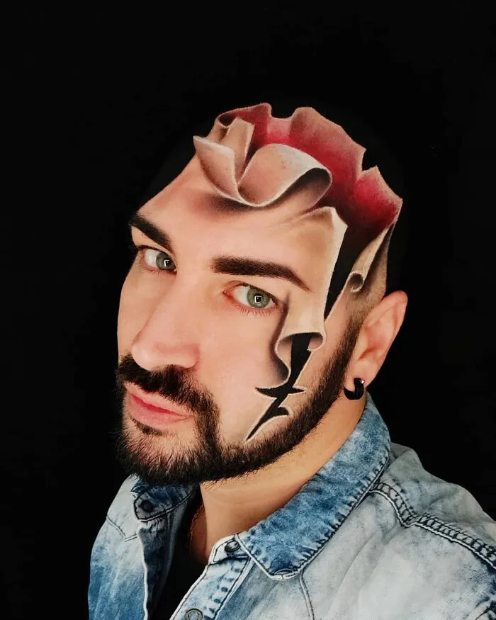 Italian Artist Uses His Body As A Canvas To Create Convincing Optical Illusions (35 New Pics)