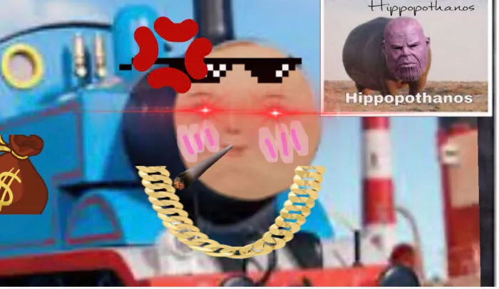 I Made This With My Friend Over- It’s Kind Of Just A Weird Mess Of Memes Put Together